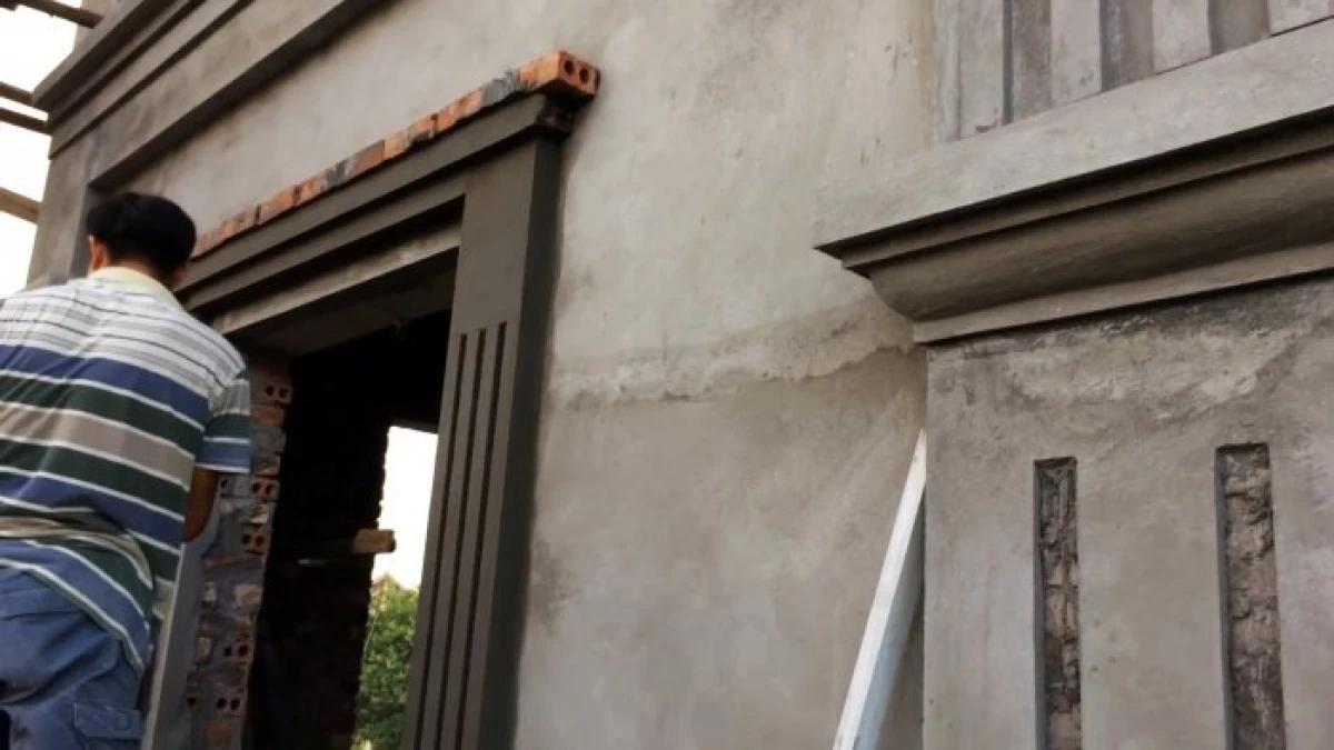 Hvordan lage et vakkert rammeverk av vindu eller døråpninger 10553_11