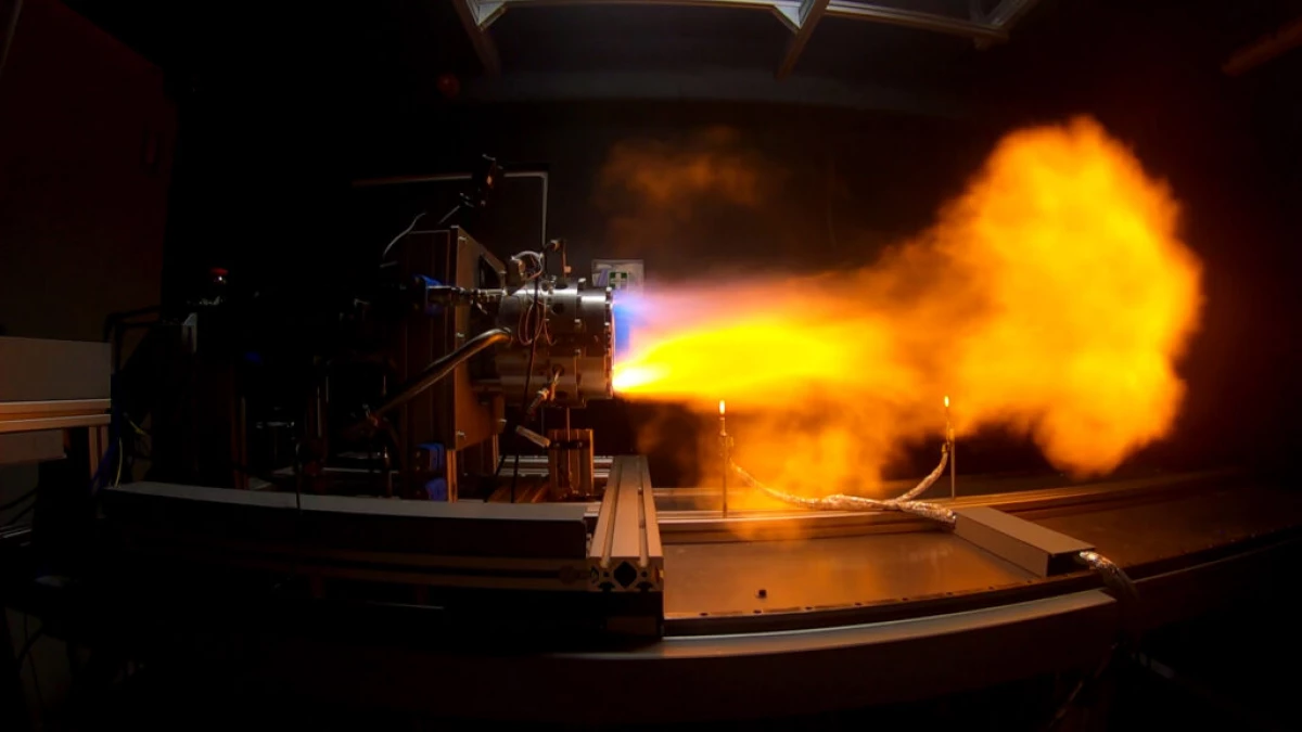 In Australië is die roterende ontploffing-vuurpyl-enjin van sy eie ontwikkeling suksesvol getoets. 11016_1