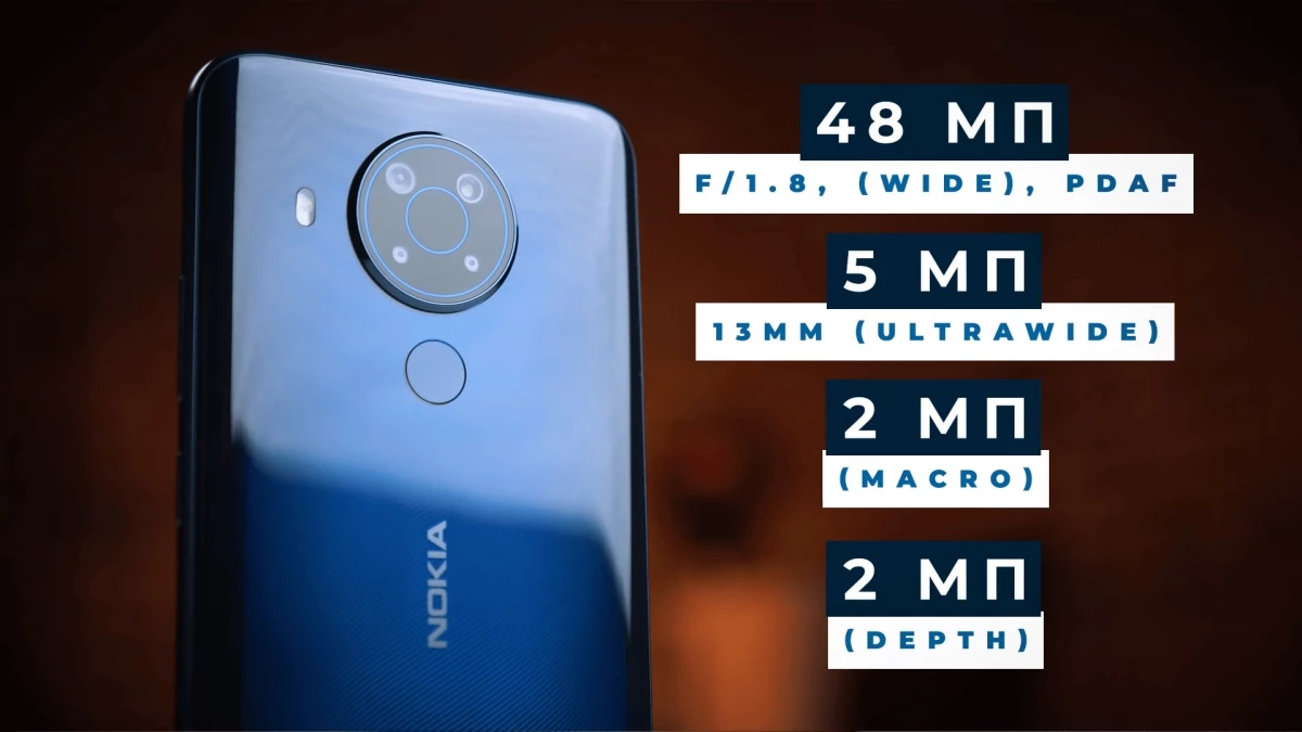 Revisión de smartphones de Nokia 5.4 - Pixel 
