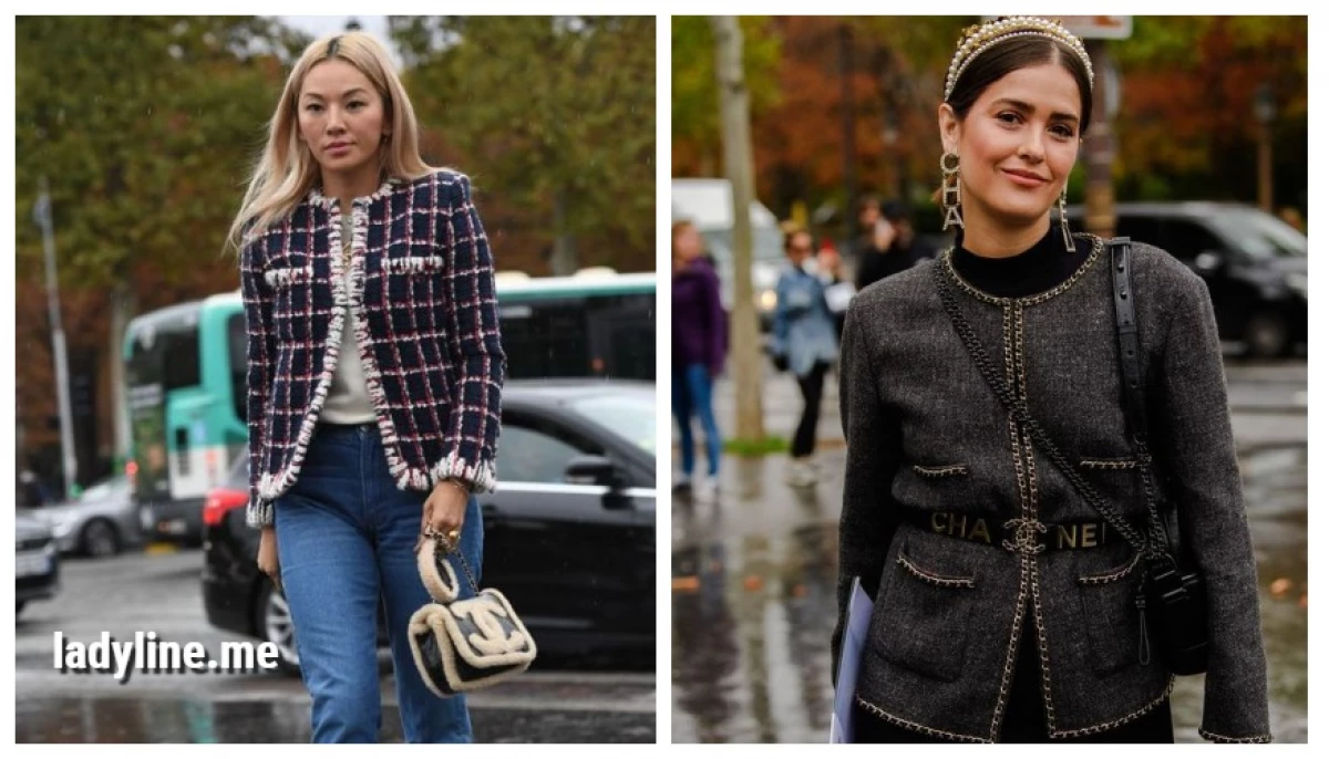 Toujours des vestes topiques dans le style de Chanel, avec quoi les porter