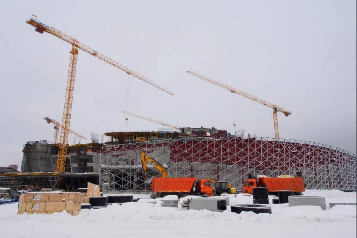 Мащабът и темпото на строителството LDS е впечатляващо: управителят подчертава хода на работата по новата ледна арена