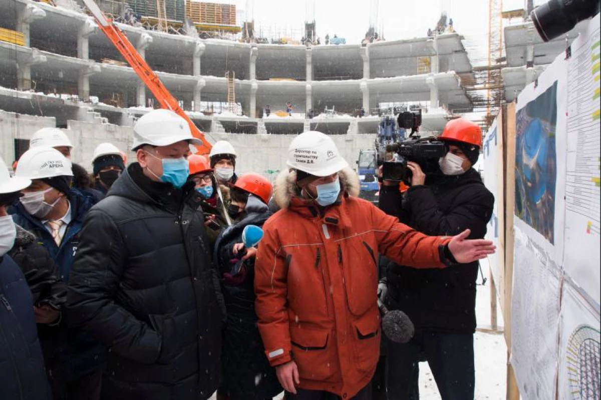 A escala e ritmo de construción LDS é impresionante: o gobernador destacou o curso de traballo sobre a nova area de xeo 1208_2
