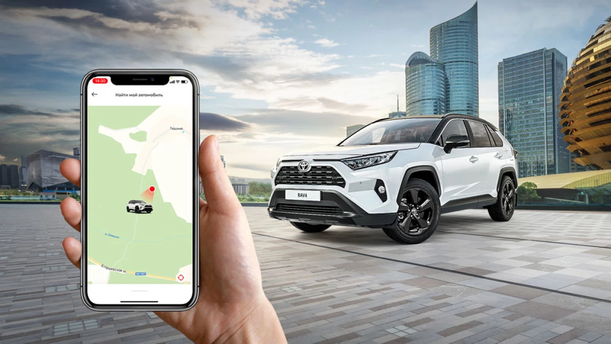 A Russland, Chauffeuren kënnen hir Toyota an de Lexus Autoen aus engem Smartphone verfollegen 12224_3
