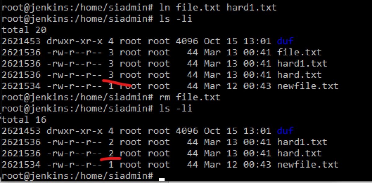 Myke og harde koblinger i Linux 12433_4