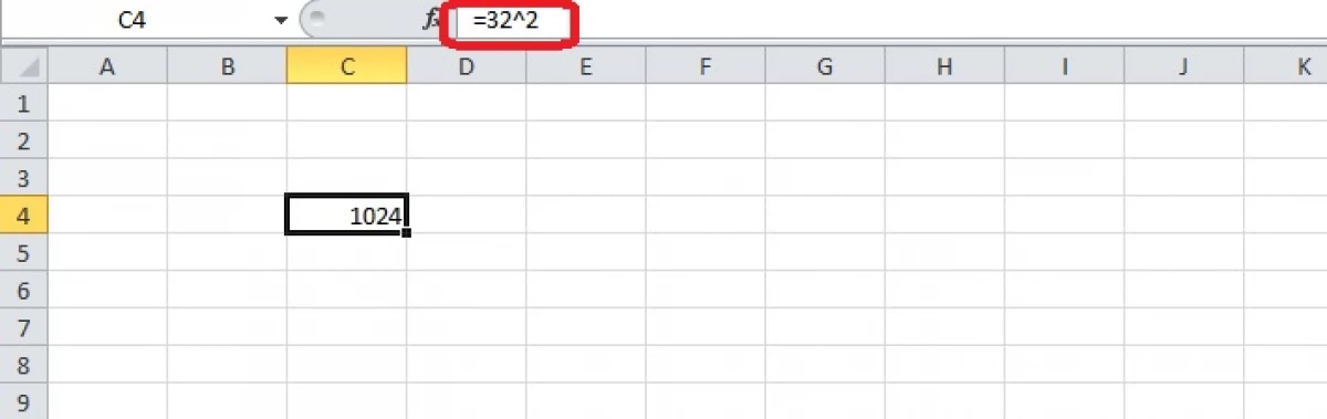 Kuinka laittaa neliö Exceliin 12729_2
