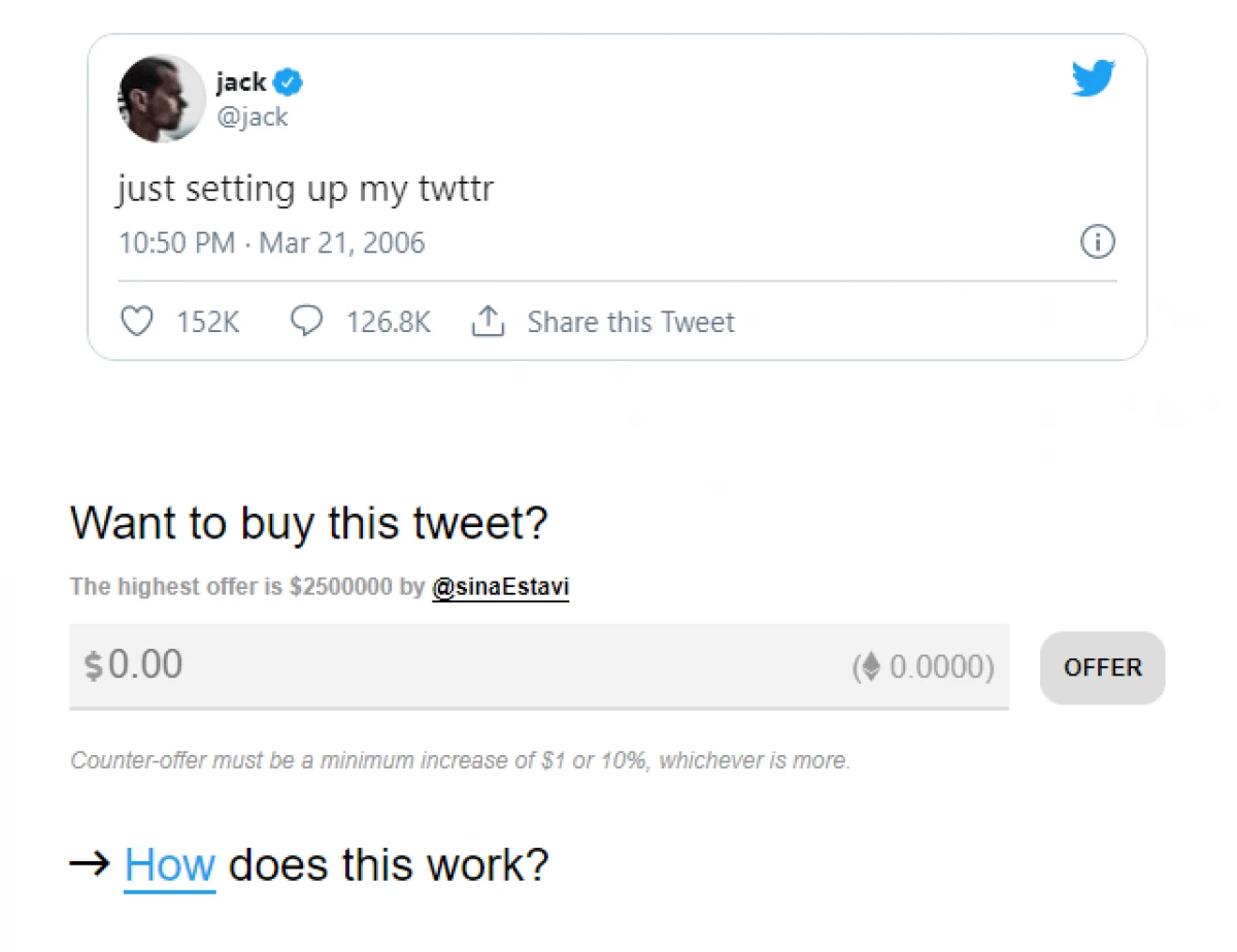 Berømtheder sælger deres egne tweets for kryptokurrency. Hvordan gør man det samme? 1279_2