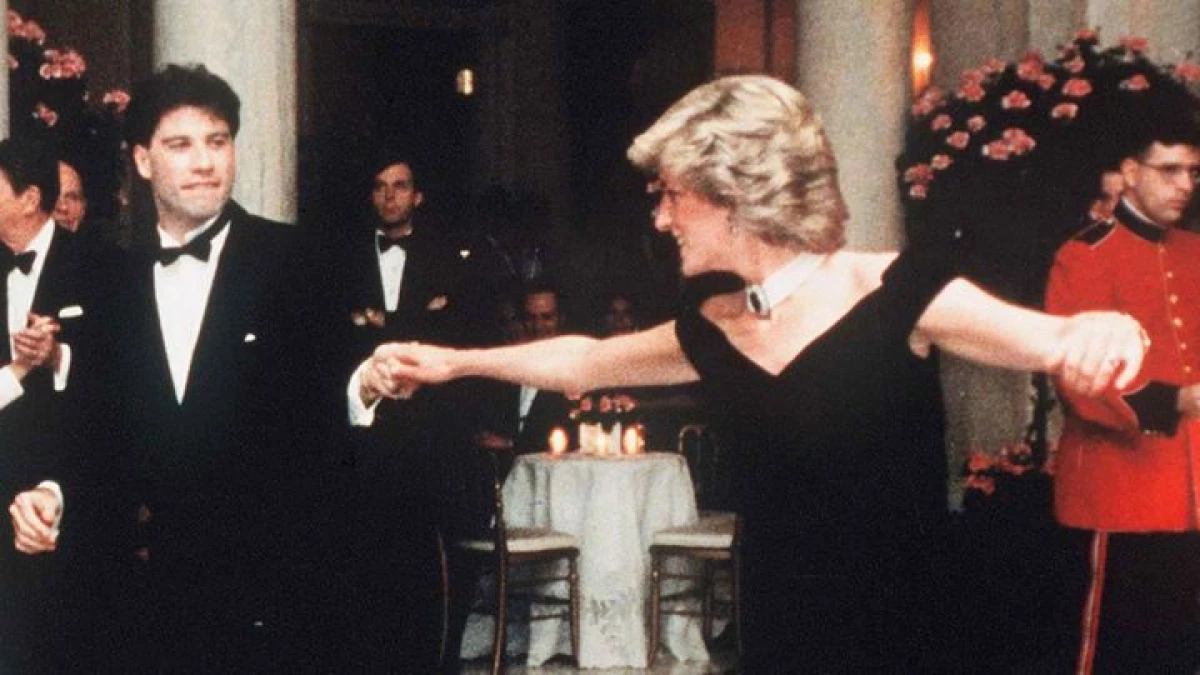 Lady Diana en John Travolta