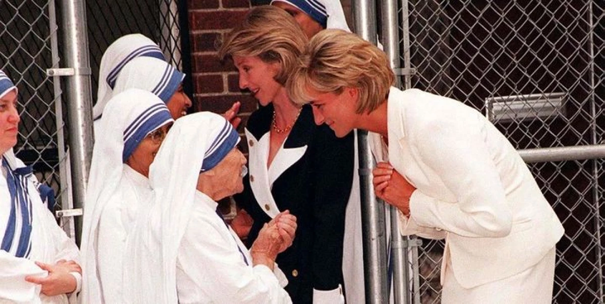 Lady Diana e Madre Teresa