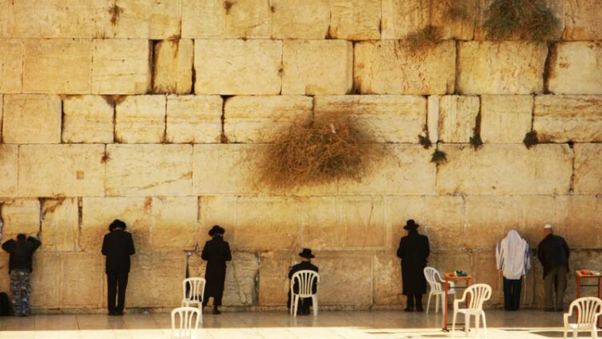Is de verlangens van de Jeruzalem-muur van huilen?