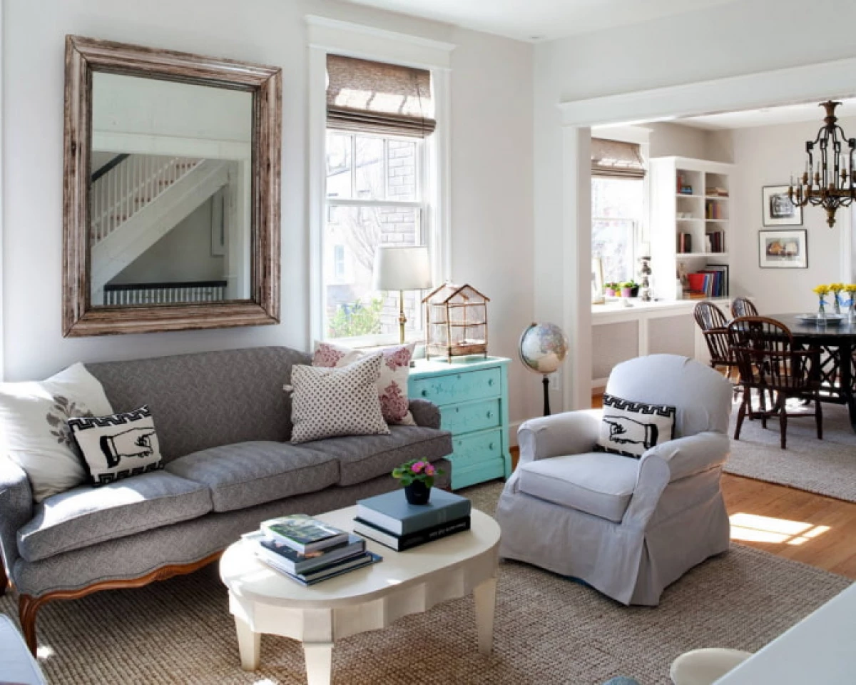 15 millors idees per a les parets de la sala d'estar sobre el sofà 15064_18