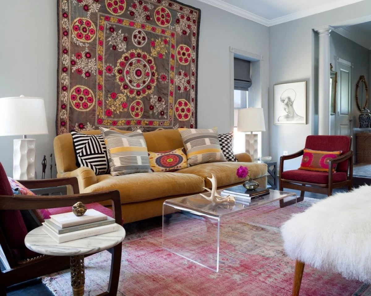 15 millors idees per a les parets de la sala d'estar sobre el sofà 15064_21