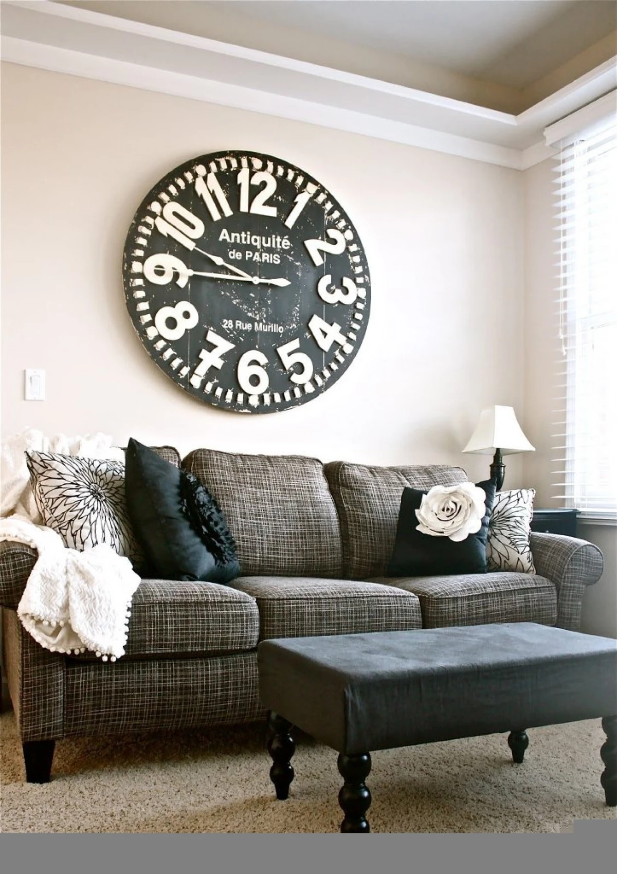 15 mejores ideas para las paredes en la sala de estar sobre el sofá. 15064_26