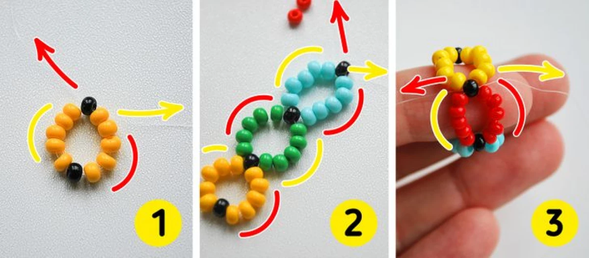 Comment faire un bracelet de perles et de bandes de caoutchouc le faire vous-même 17048_4