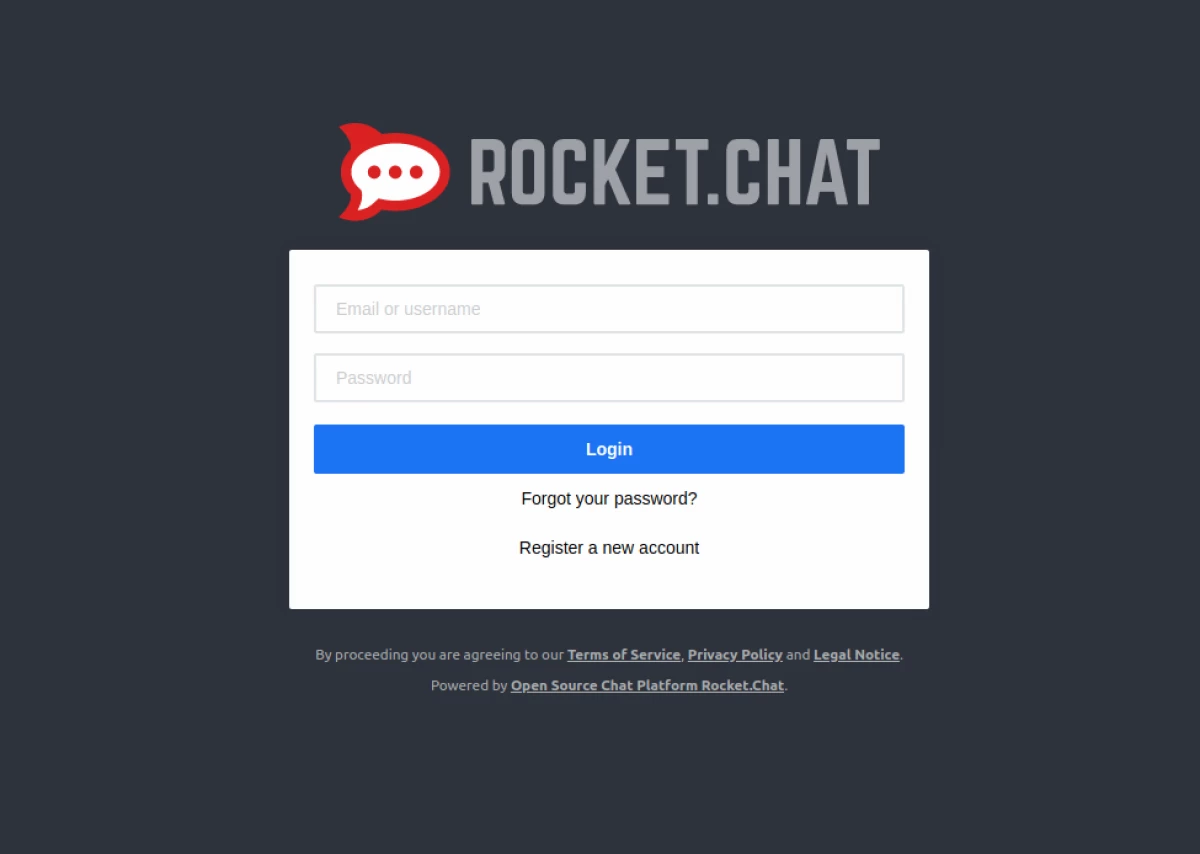 Instal·lació d'un xat corporatiu Rocket.Chat a Linux 18002_8