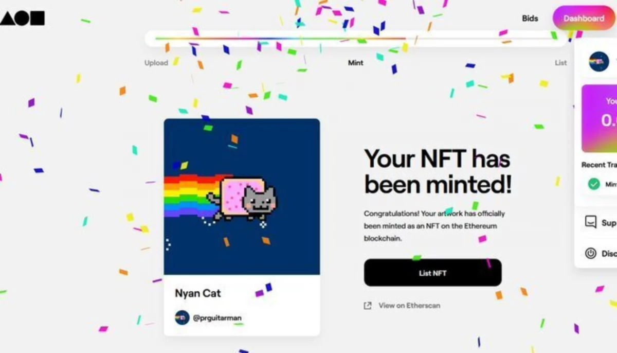 為什麼GIF與Nyan Cat購買了超過一百萬美元，雖然很容易複製它 18501_1