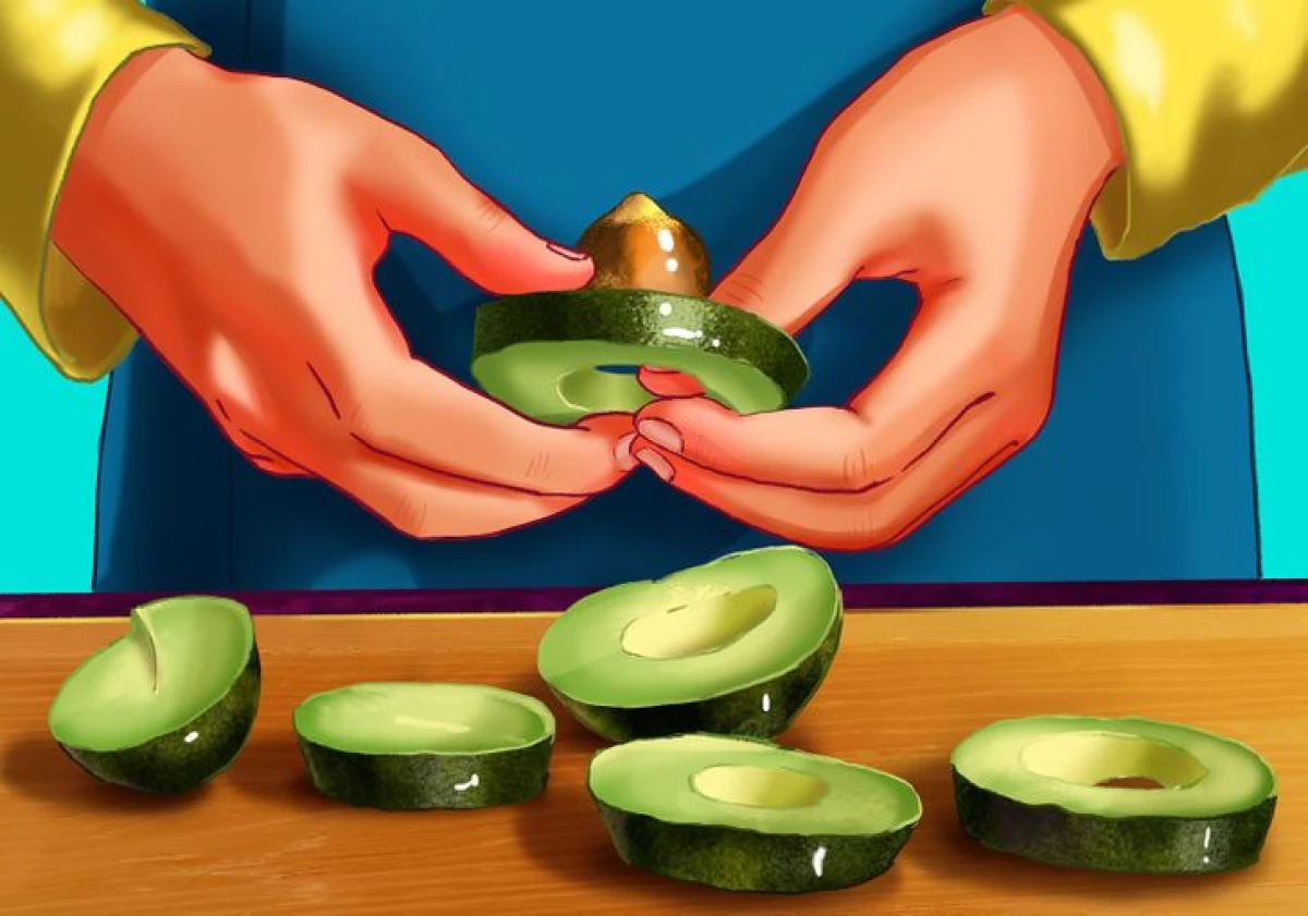 Hoe snijd je avocado: 2 manieren 19323_12