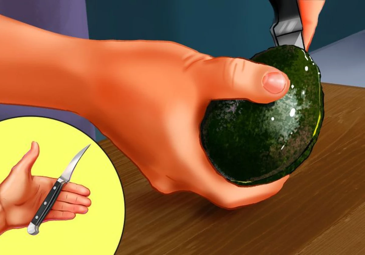 Hoe snijd je avocado: 2 manieren 19323_3