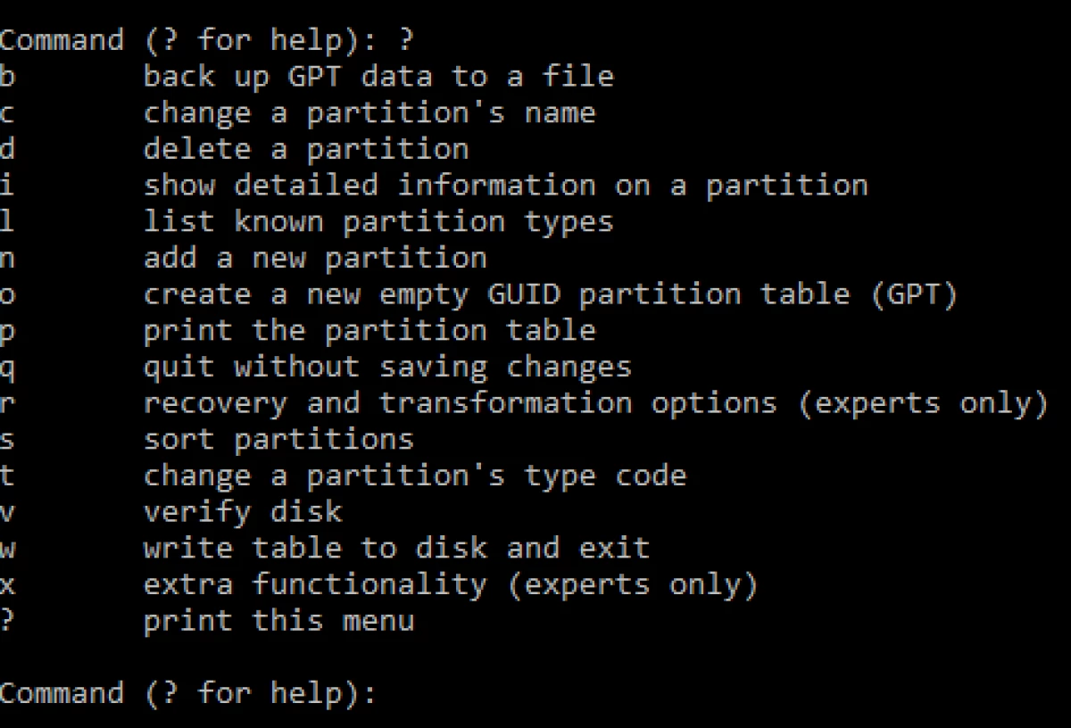 Linux-da gaty disk bölümlerini döretmek we formatlamak 19641_12