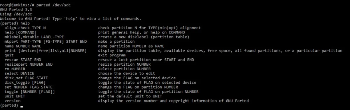 लिनक्समध्ये हार्ड डिस्क विभाग तयार करणे आणि स्वरूपित करणे 19641_15