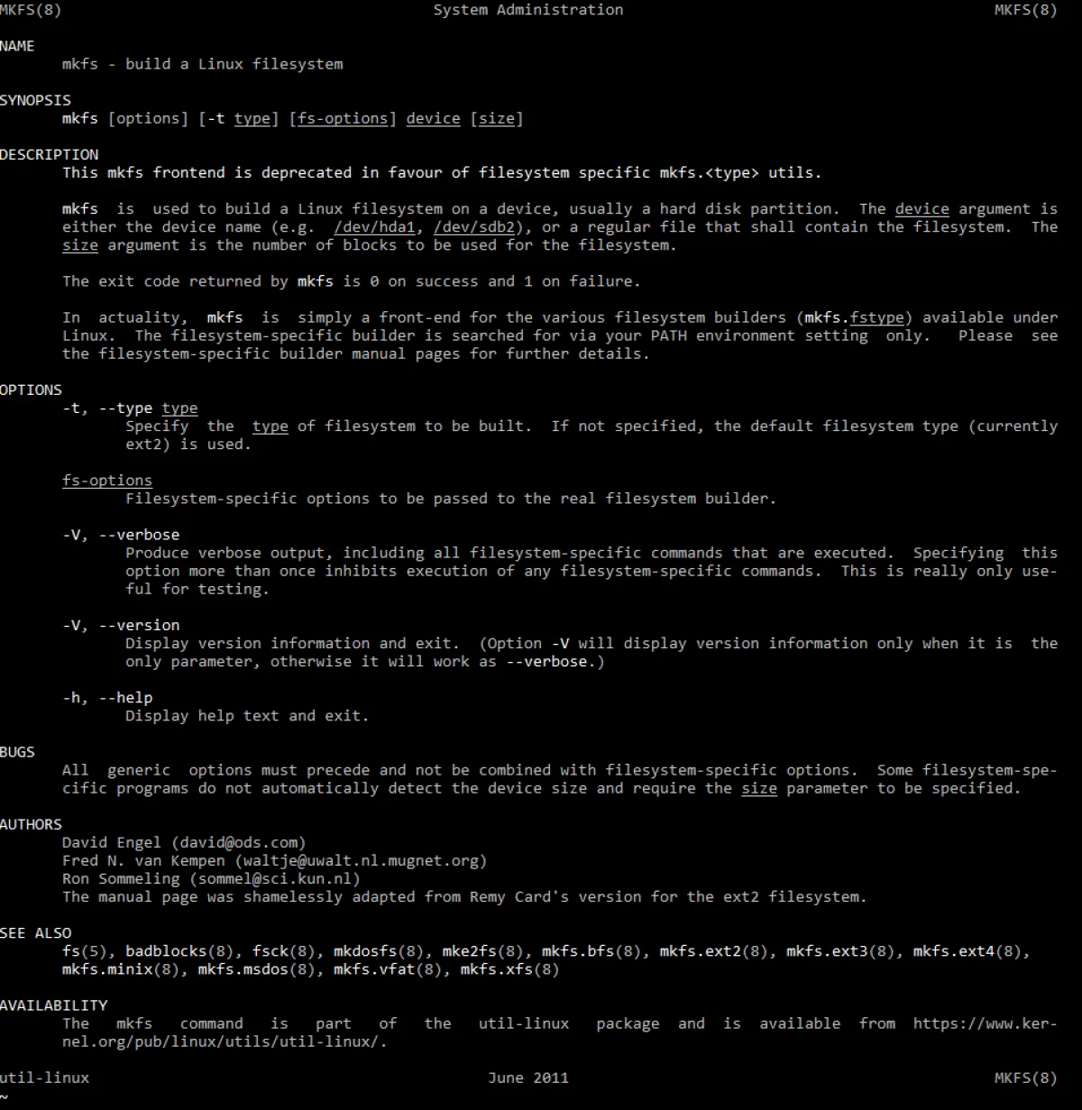 Opprette og formatering av harddiskseksjoner i Linux 19641_6