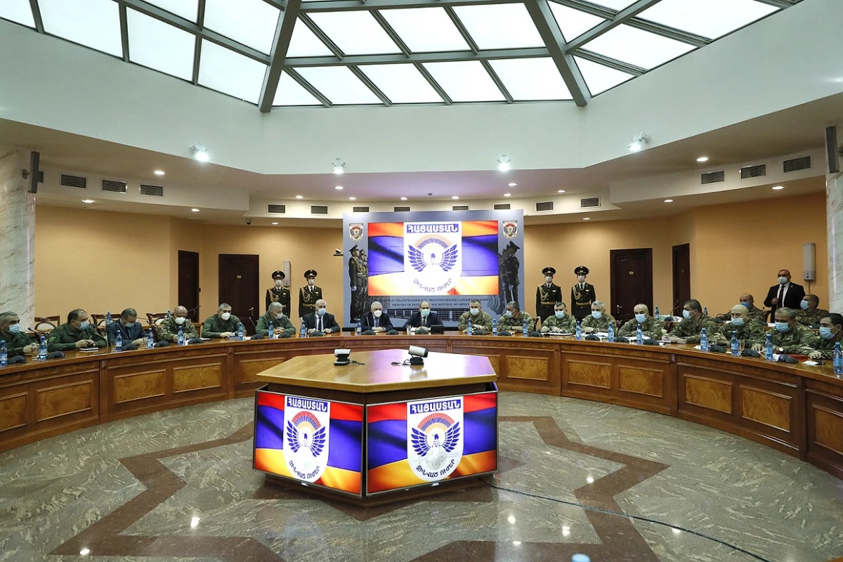 Pashinyan pristatė aukščiausią naujai paskirto GS Sun Artaka Davtyan vadovo pareigūną 21512_1