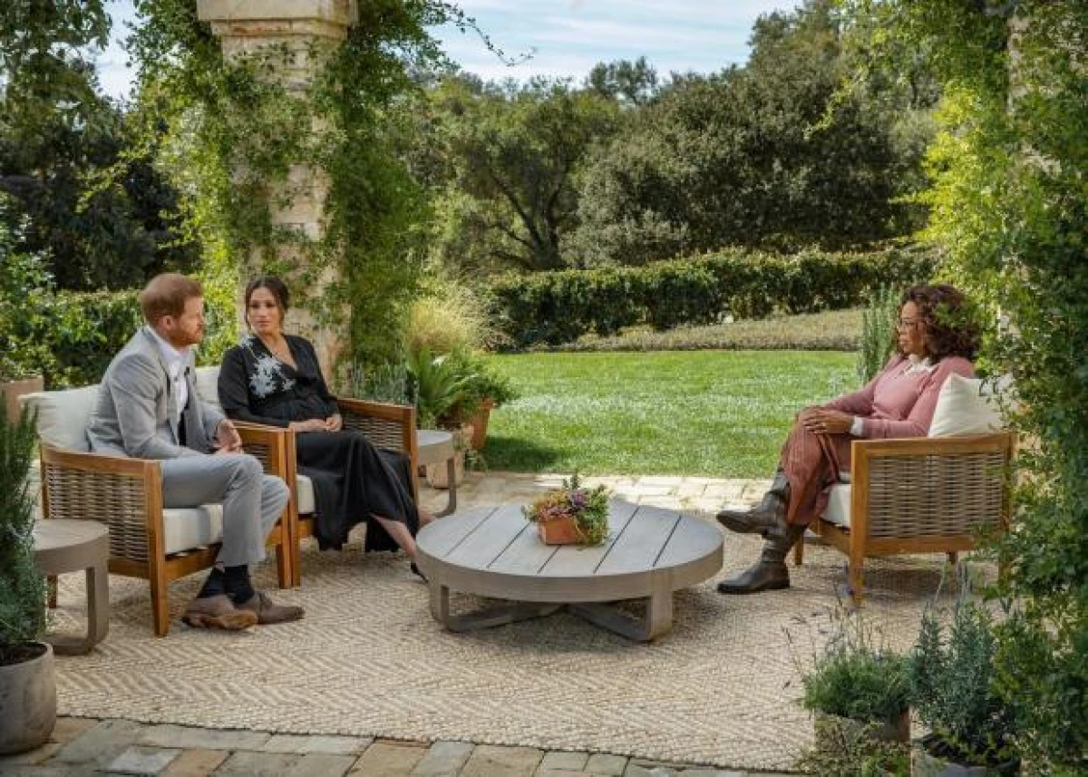 Перші кадри інтерв'ю принца Гаррі і Меган Маркл з'явилися в мережі 2186_1