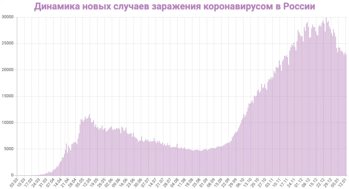 در Yekaterinburg، بروز Cowid دو بار افزایش یافت: آمار در 13 ژانویه در منطقه Sverdlovsk 23262_3