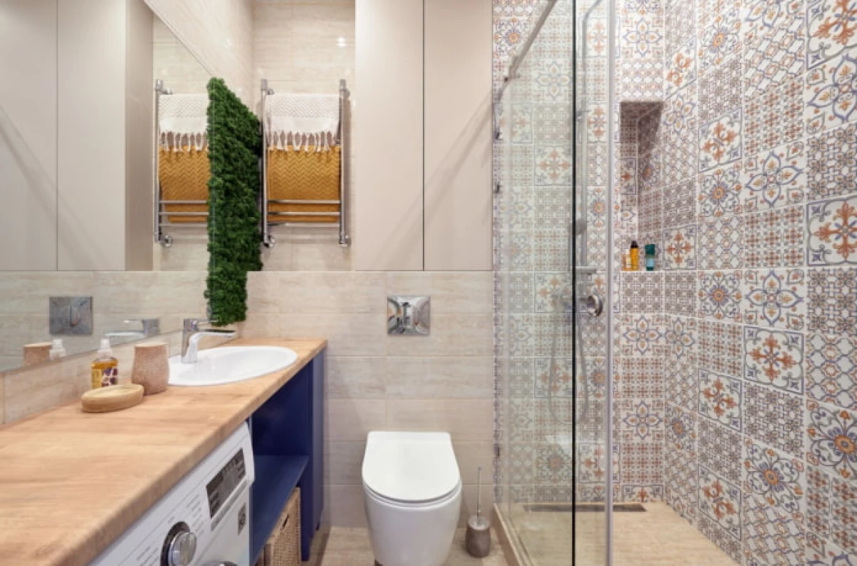עיצוב חדר אמבטיה ב 2021 (70 תמונות) - מגמות והמלצות לרישום 23378_1