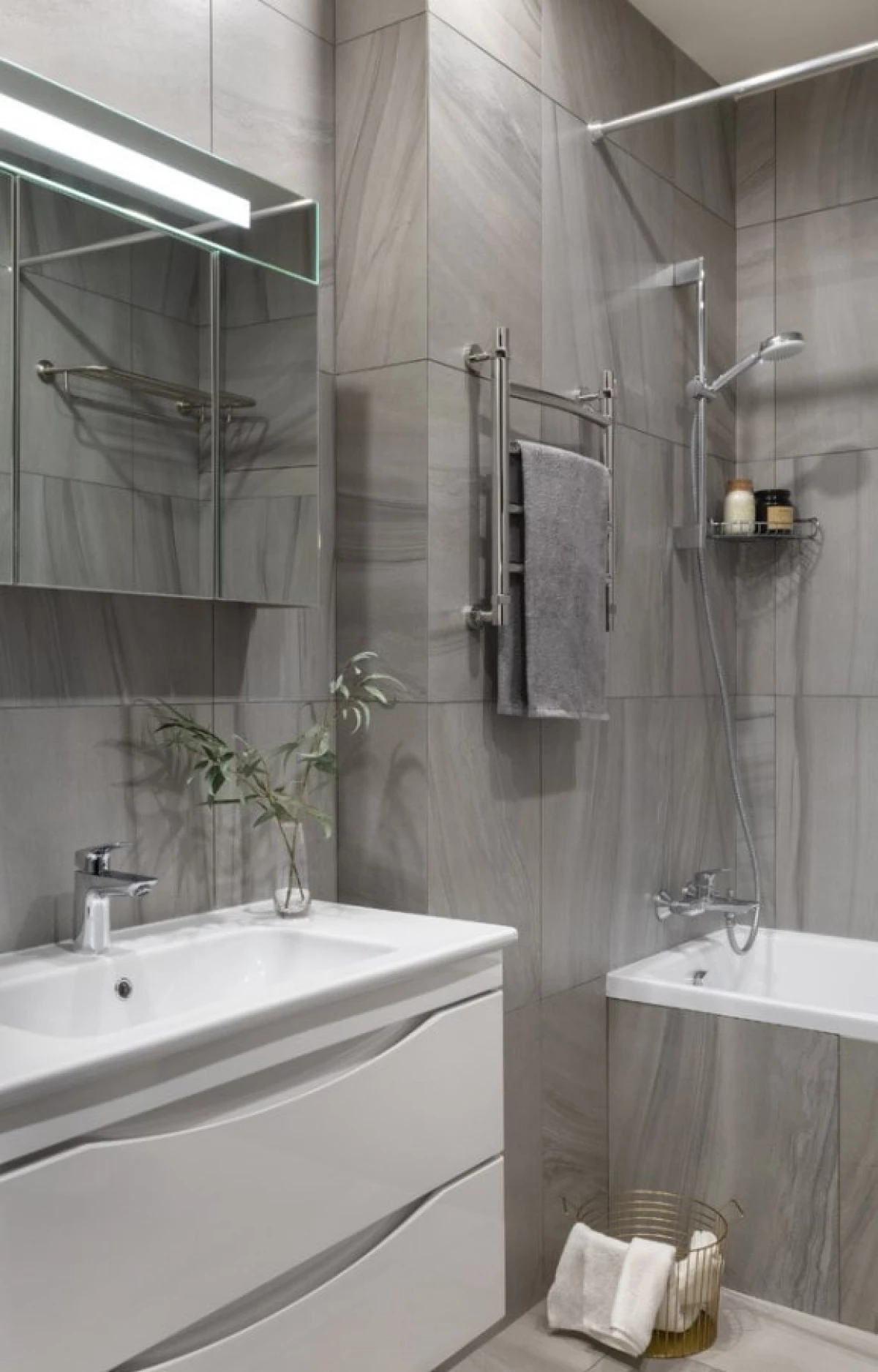 Дизайн ванної кімнати в 2021 році (70 фото) - тренди і рекомендації з оформлення 23378_11