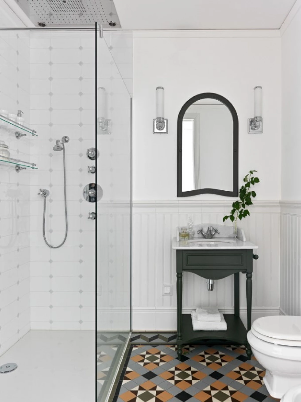 עיצוב חדר אמבטיה ב 2021 (70 תמונות) - מגמות והמלצות לרישום 23378_18