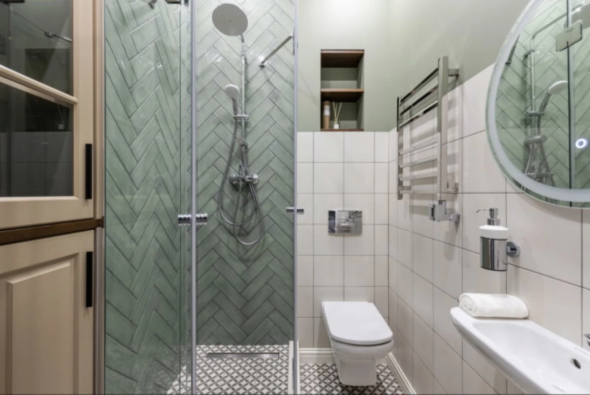 עיצוב חדר אמבטיה ב 2021 (70 תמונות) - מגמות והמלצות לרישום 23378_4