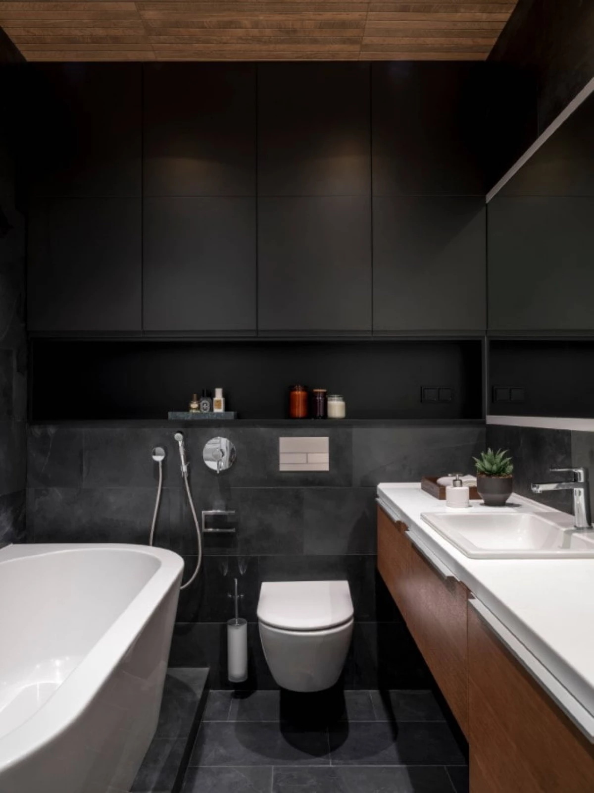 Дизайн ванної кімнати в 2021 році (70 фото) - тренди і рекомендації з оформлення 23378_42