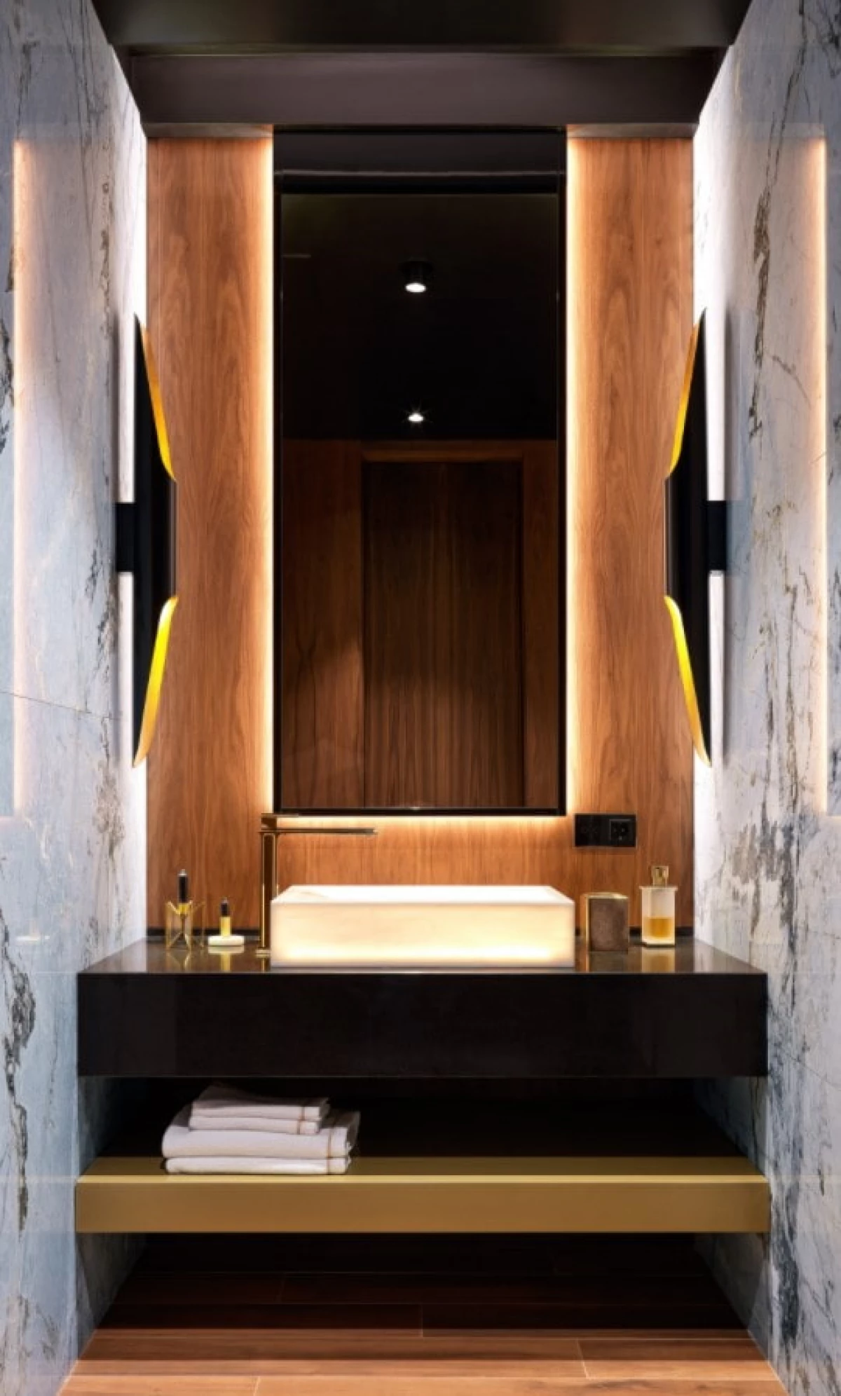 עיצוב חדר אמבטיה ב 2021 (70 תמונות) - מגמות והמלצות לרישום 23378_51