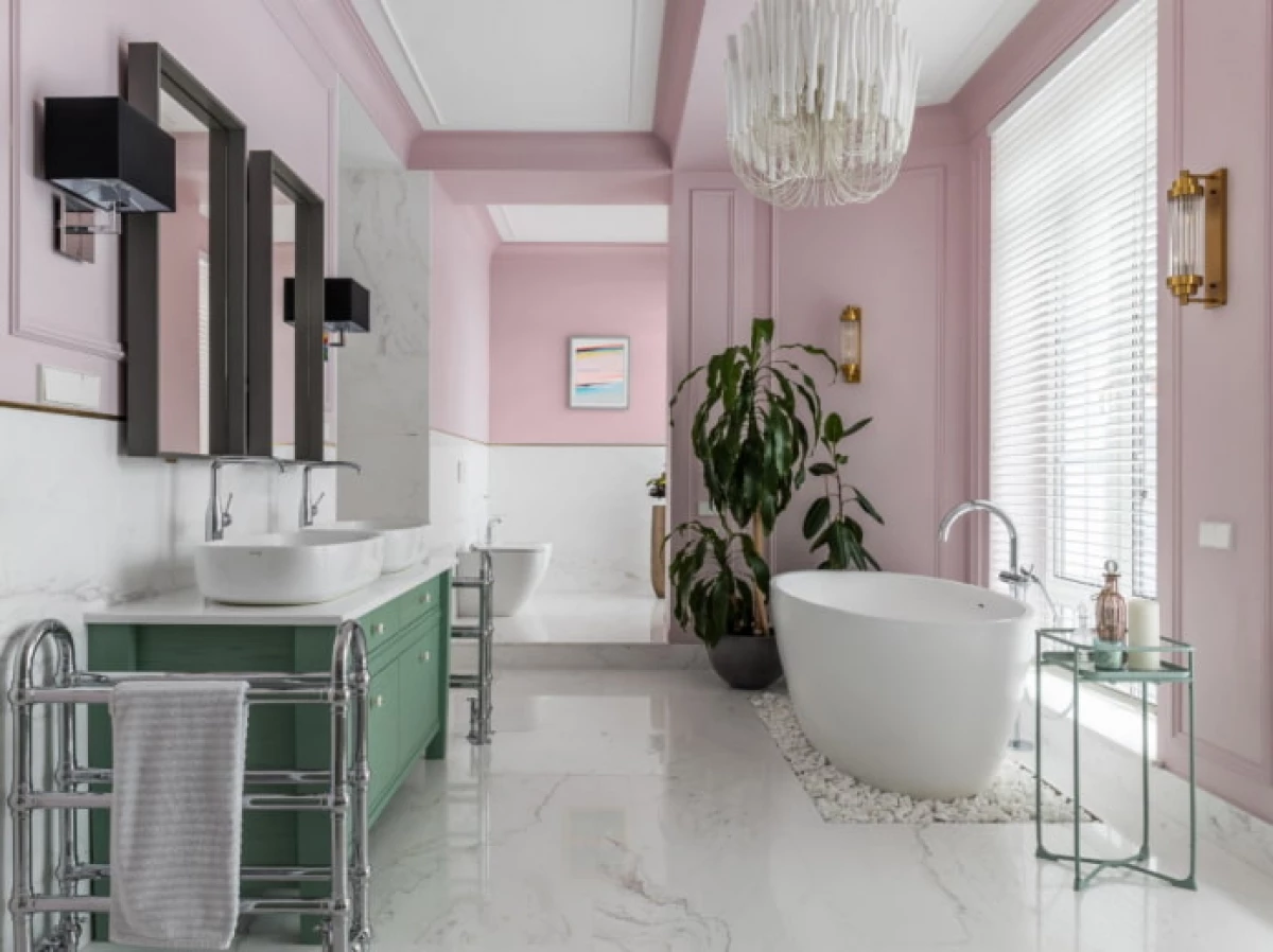 Дизайн ванної кімнати в 2021 році (70 фото) - тренди і рекомендації з оформлення 23378_61