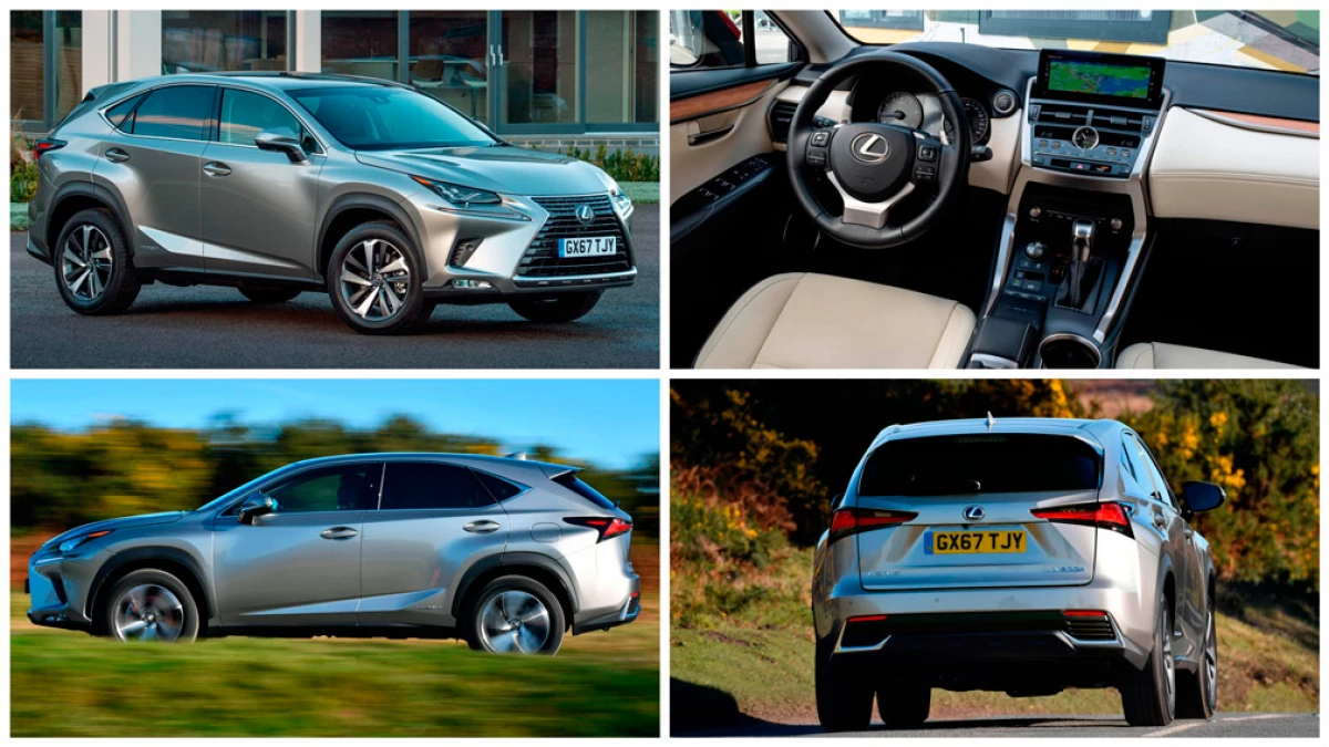 Published first images of the second generation Lexus nx crossover