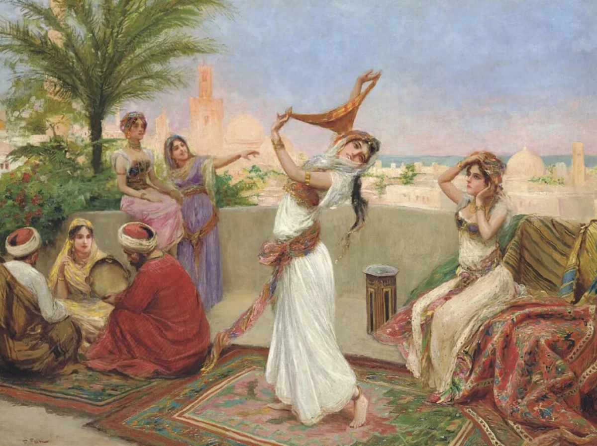 Vrouwen van de garem van de eerste sultan van het Ottomaanse rijk