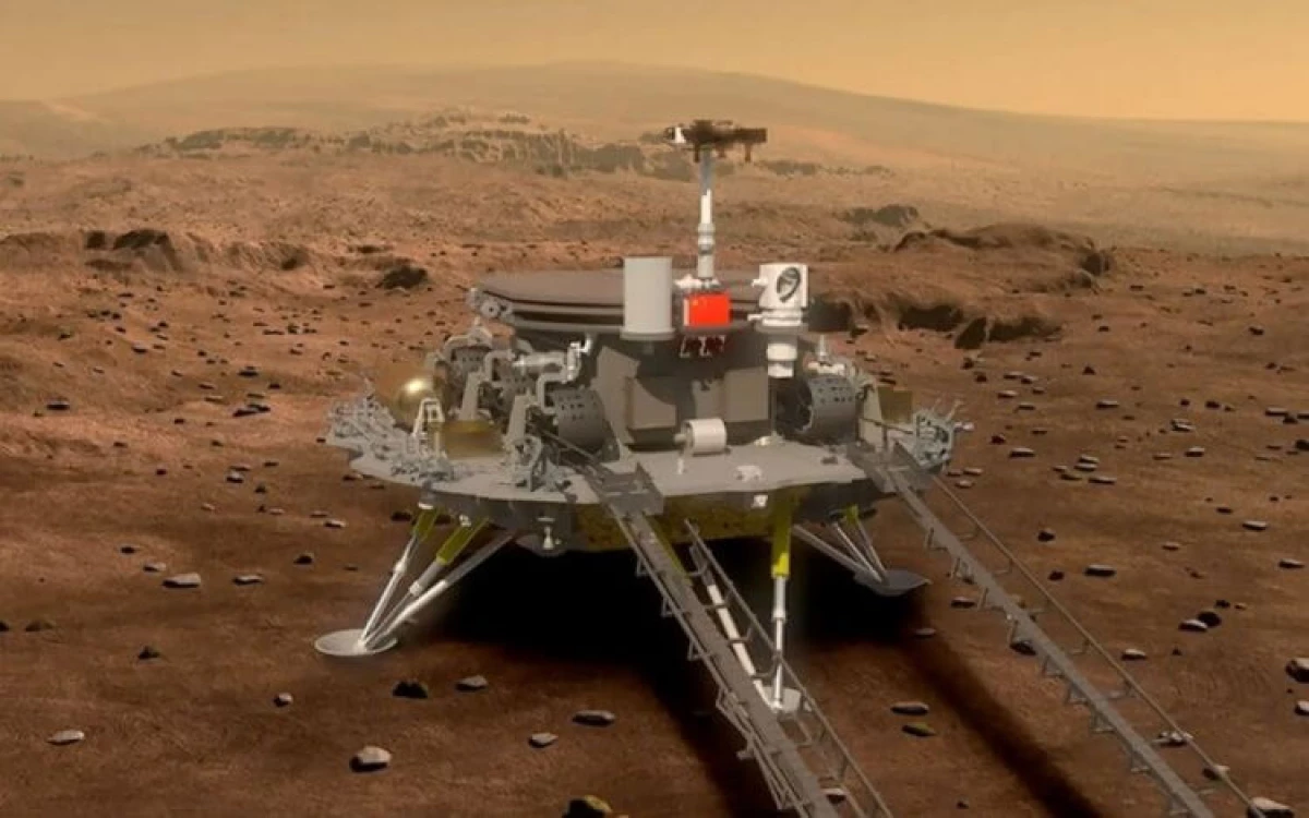 Voir de nouvelles vidéos de Mars (2021), qui a été envoyée par la station chinoise 