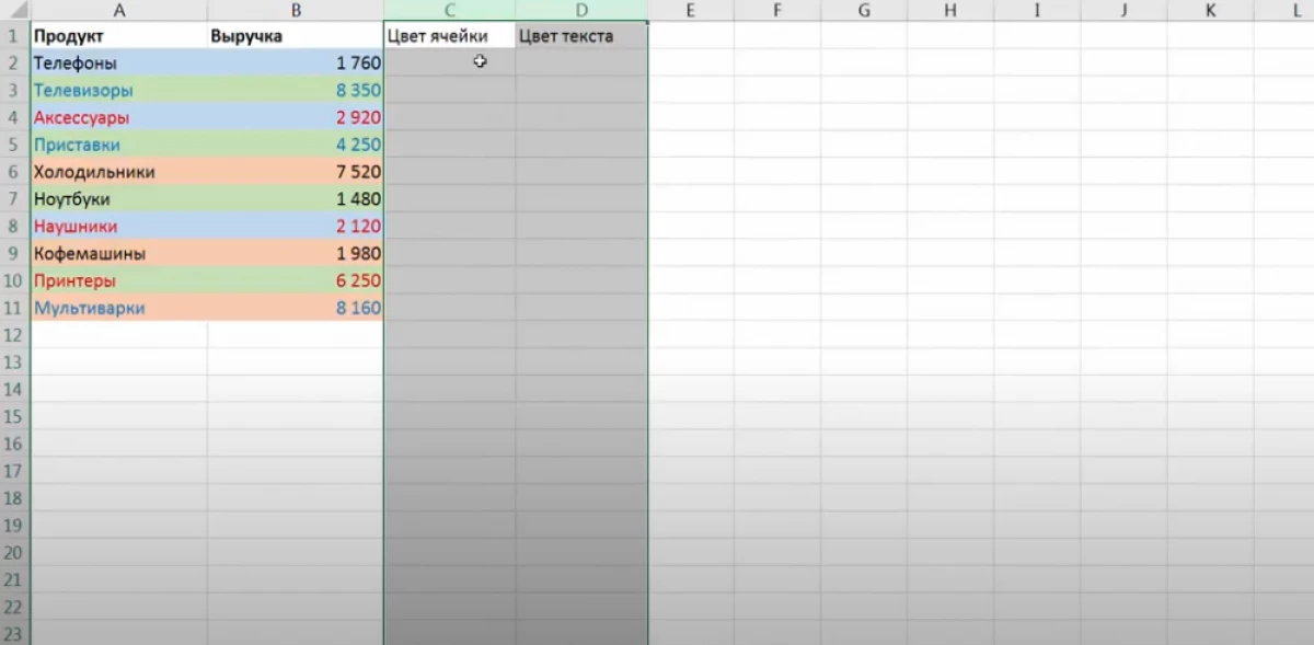 Jinsi ya kuchuja data kwa Excel katika rangi. 305_9