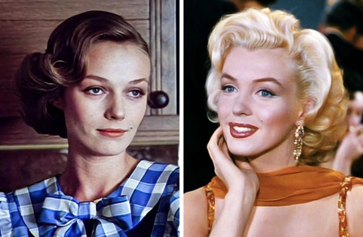 Hvad så sovjetiske og udenlandske skuespillerinder ud i samme alder 5210_10