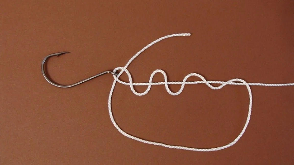如何針織鉤子，旋轉，緊固件和誘餌的尾隨結