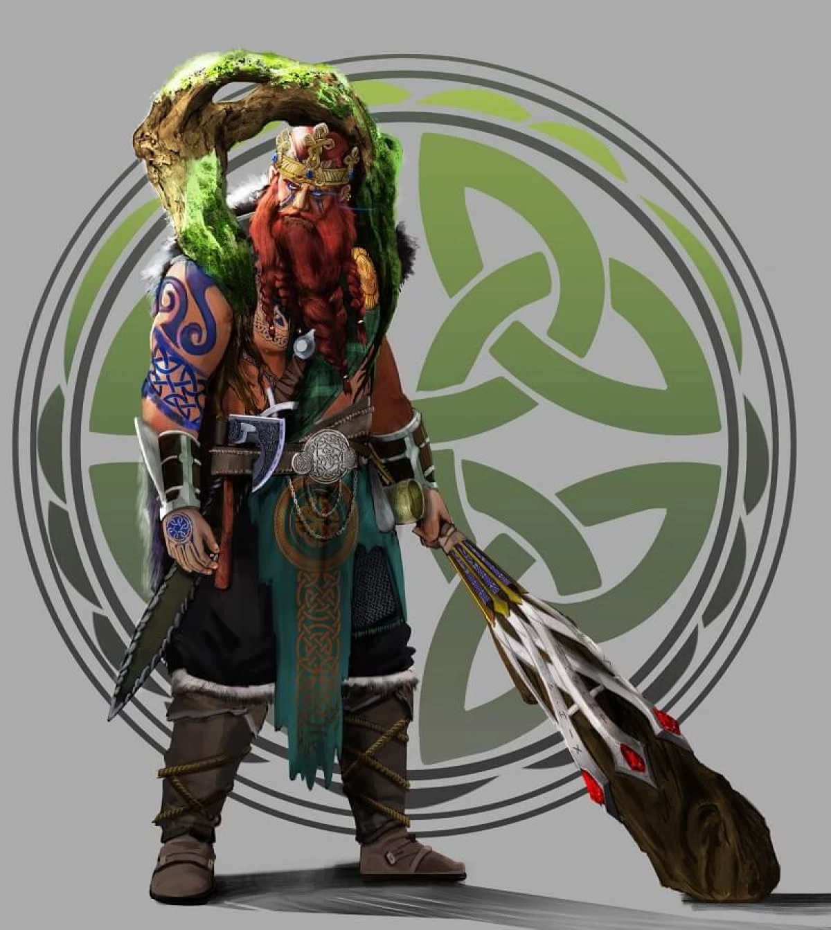 Dagda - veľkorysý a dobrý Boh-Warrior Celts 7652_5