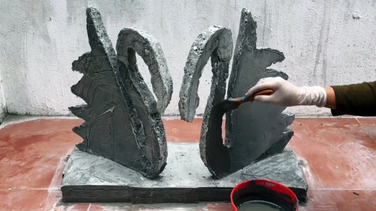 Како да направите маса за тераса со цемент лебед 7774_15