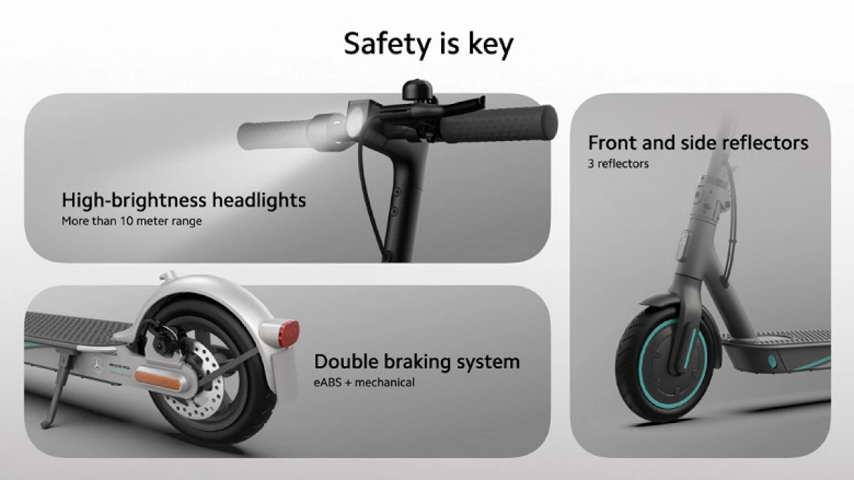 Kan scooter från Xiaomi bli en Mercedes: Kontrollera tillsammans med den nya MI Electric Scooter Pro 2 Mercedes-Amg Petronas F1 Team Edition 7840_2