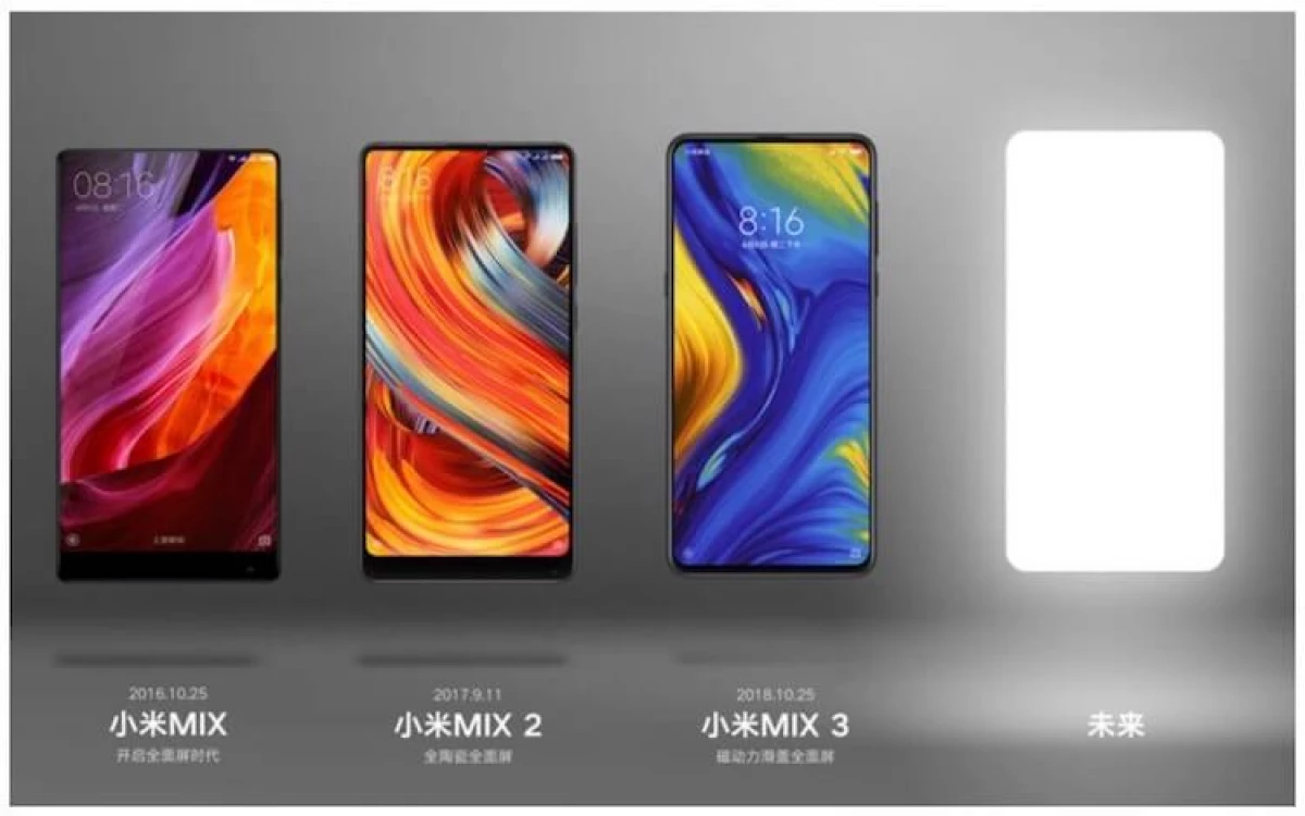 Március 29-én Xiaomi egyszerre három felső okostelefonot vezet be. MI Mix visszatér! 7891_4