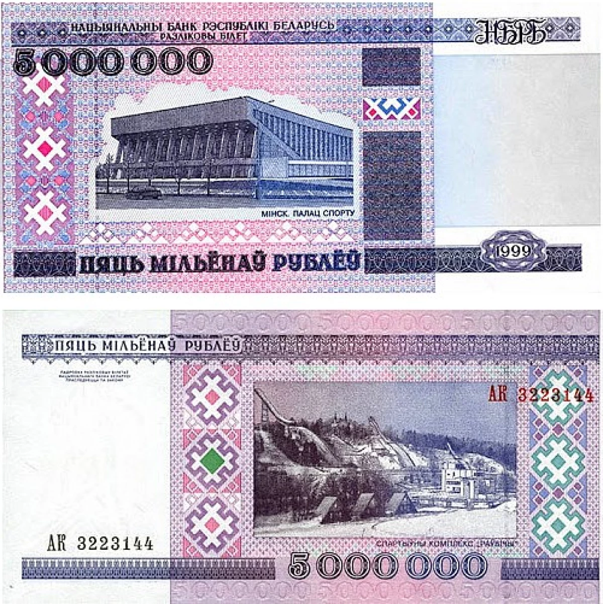 Kronika novčanih računa za 26-godišnju povijest Bjelorusije 7938_6