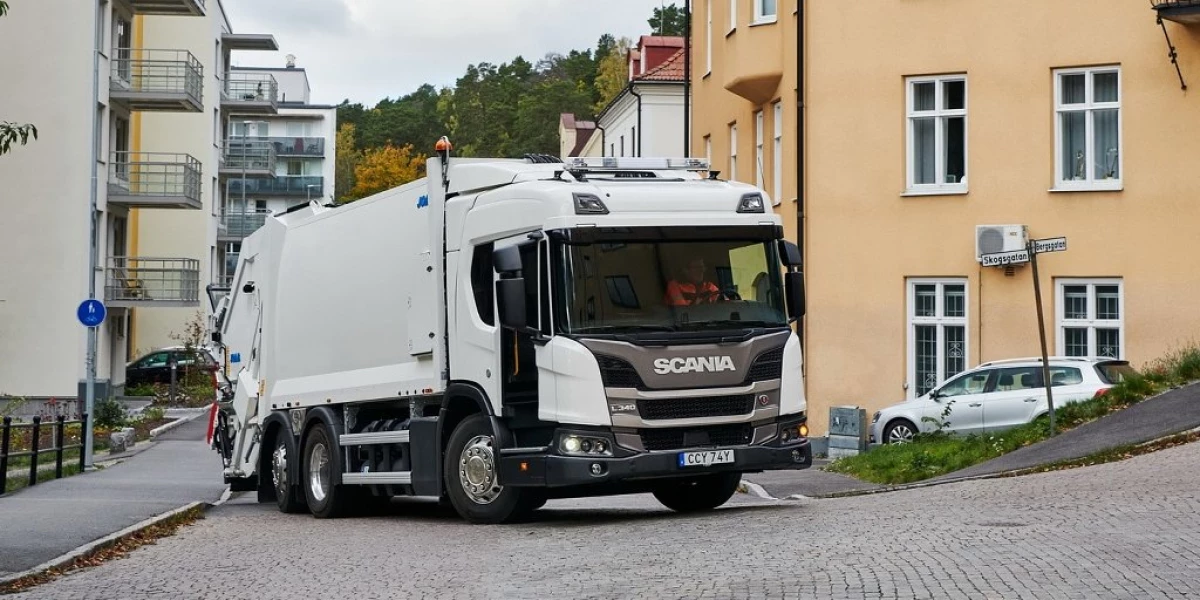 Scania machte die Arbeit von Mülleimerfahrern noch komfortabler 8021_2