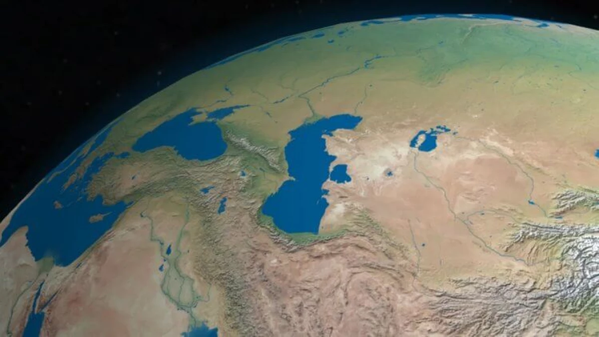 Die Kaspiese See is bedreigend van verdwyning 8693_1