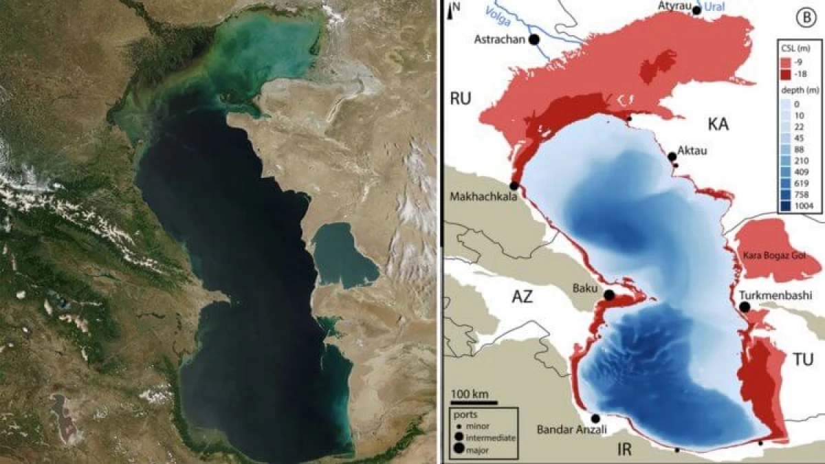 Caspian Sea er í hættu á hvarf 8693_2