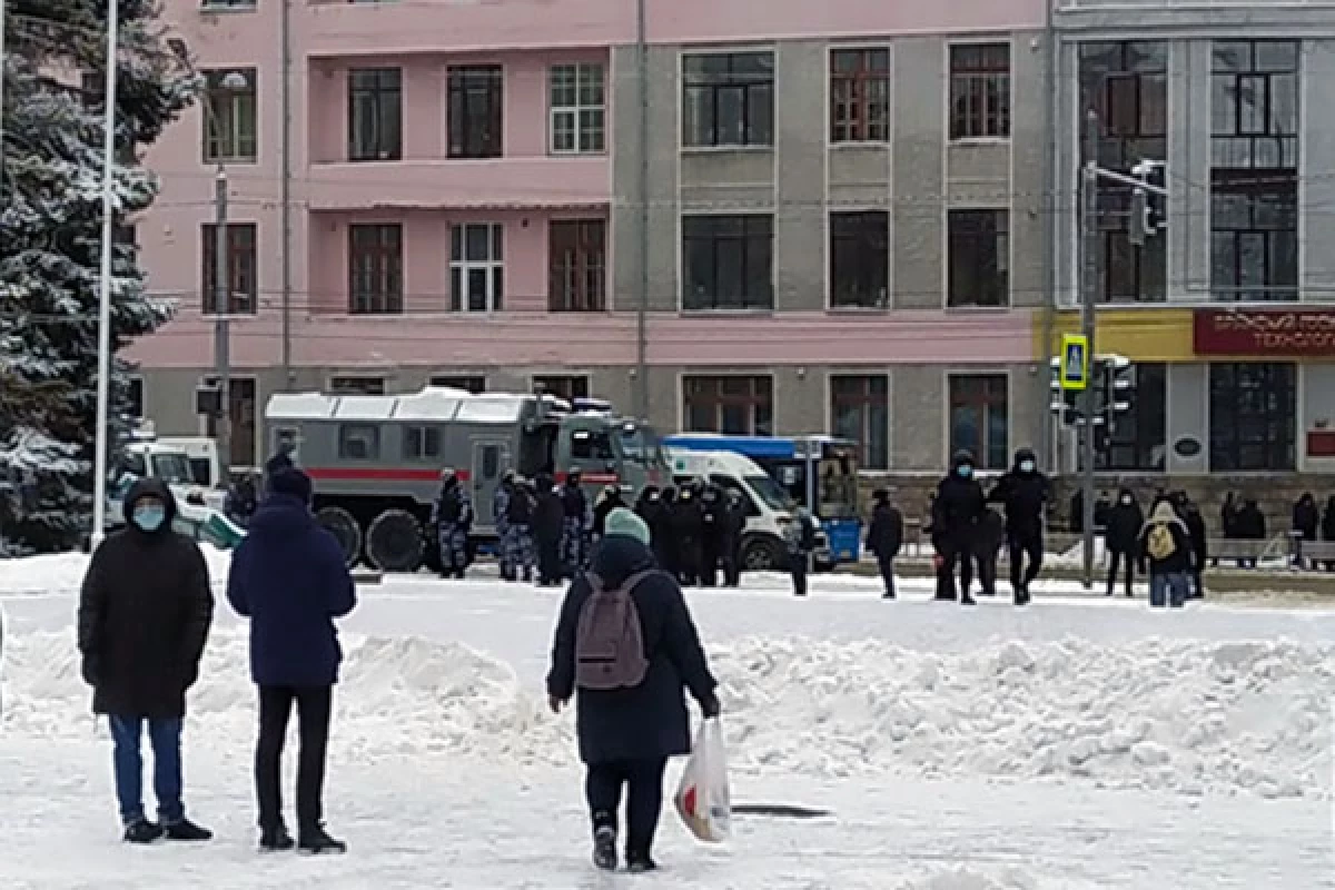 Higit pang mga alalahanin: Paano sa Bryansk isang rally ng mga tagasuporta ng Navalny nang walang rally ay Enero 31 8745_1